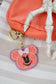 GLITTER MOUSE PUMPKIN BAG CHARMS/ KEYCHAINS