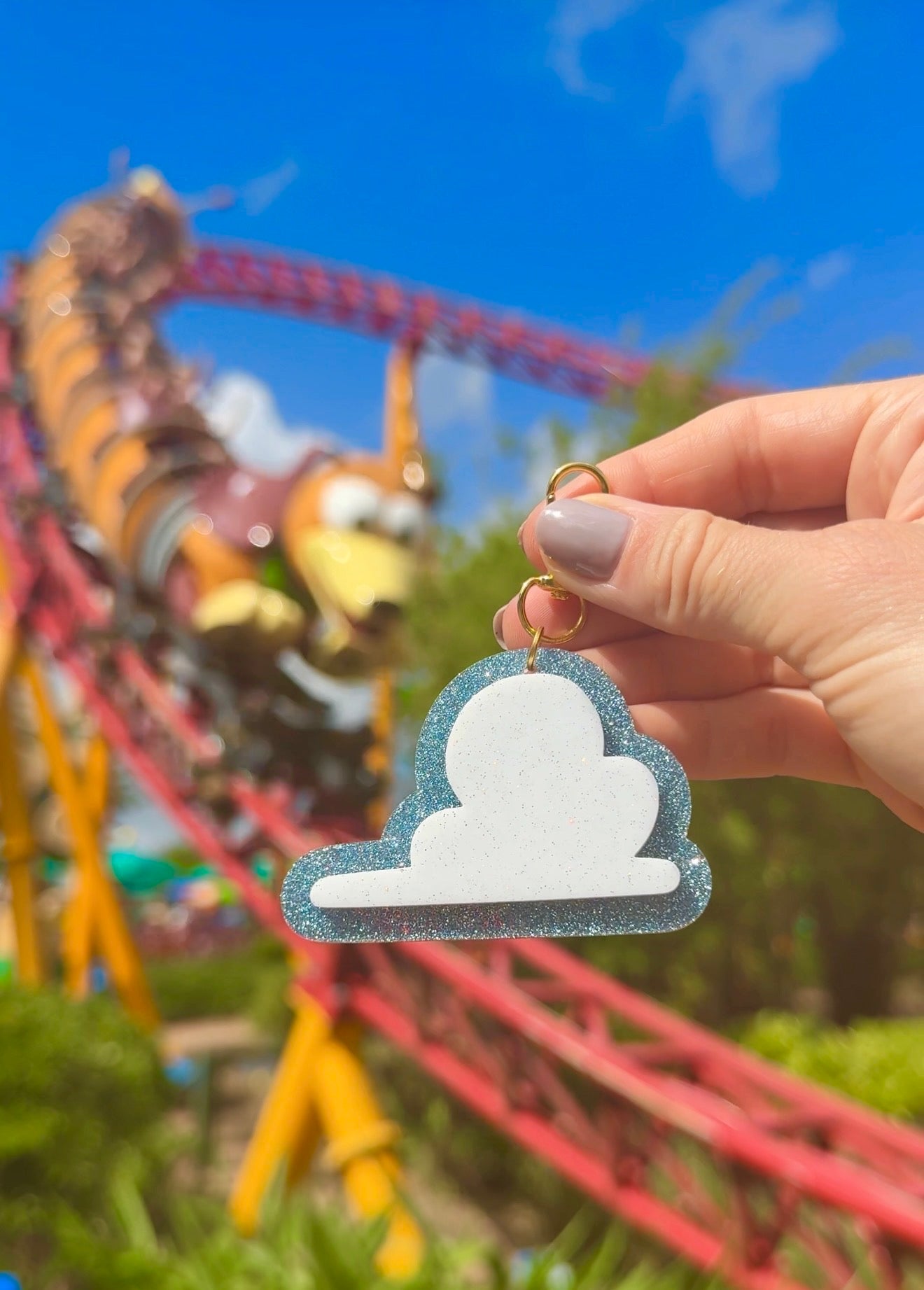CLOUD BAG CHARM SET/ KEYCHAIN