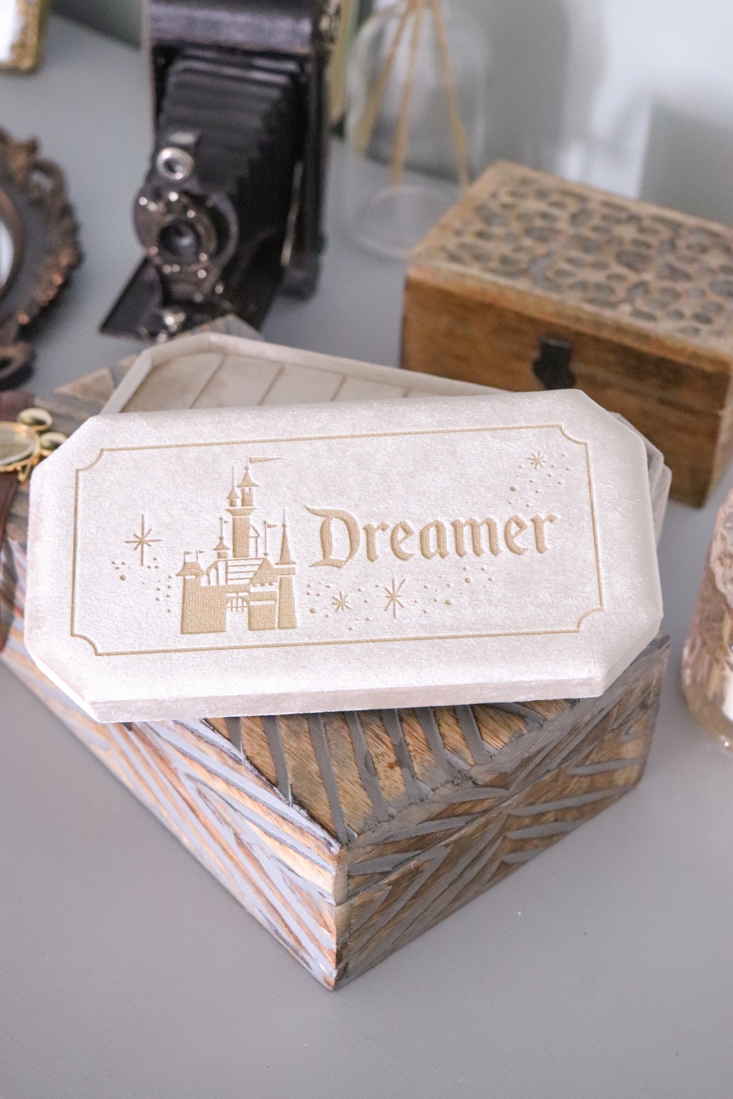 DREAMER VELVET JEWELRY DISPLAY CASE