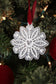 COZY MOUSE SNOWFLAKE ORNAMENT