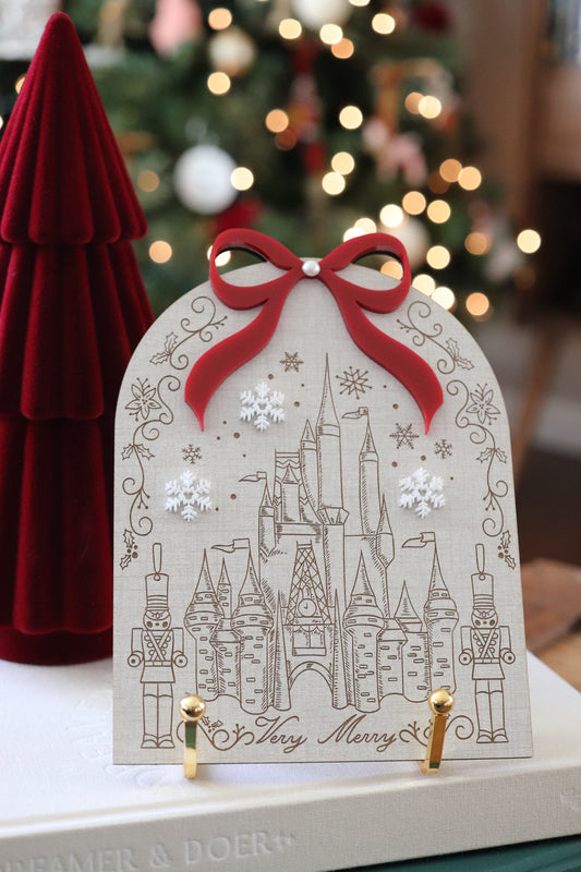 CHRISTMAS CASTLE HOME SIGN