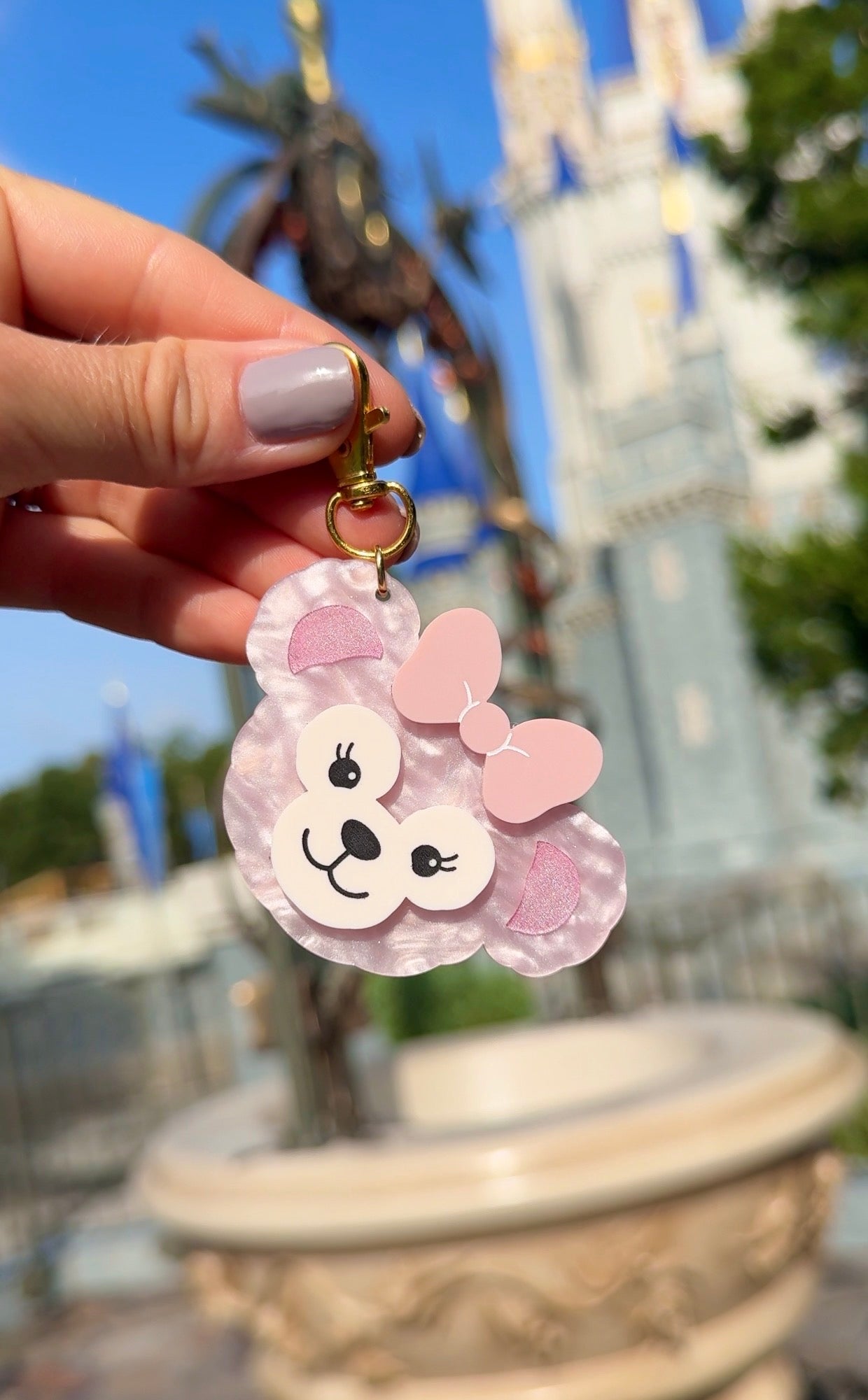 MISS BEAR FRIEND BAG CHARM/ KEYCHAIN