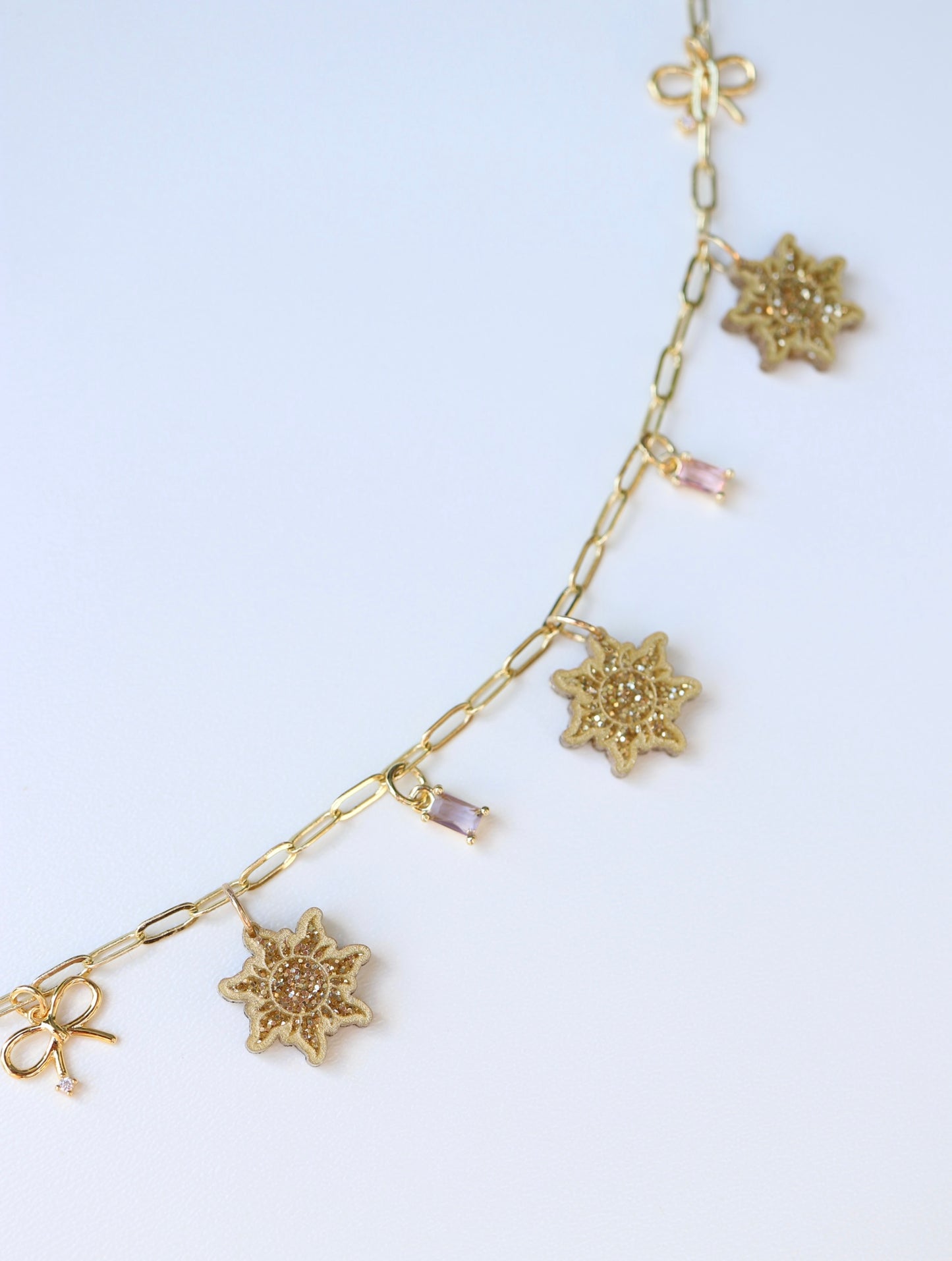 SUN MINI CHARM NECKLACE