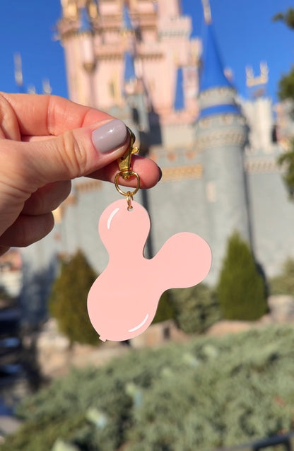 MOUSE BALLOONS BAG CHARM/ KEYCHAIN