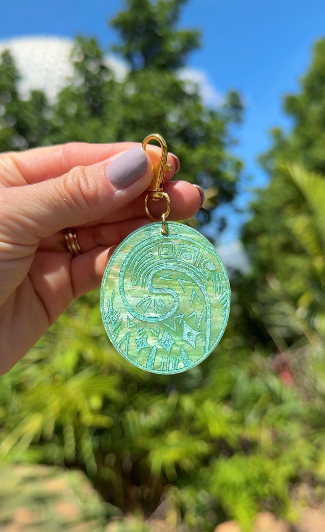 ISLAND GEM BAG CHARM/ KEYCHAIN
