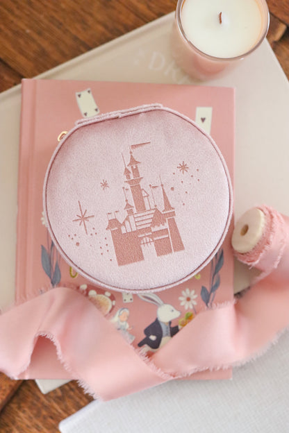 VINTAGE CASTLE JEWELRY CASE