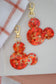 FALL LEAVES MOUSE BAG CHARM/ KEYCHAIN