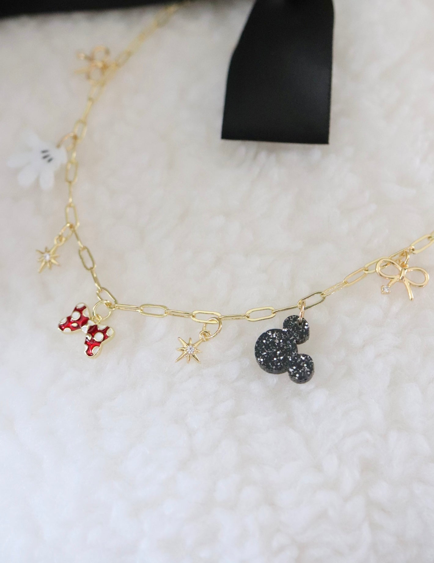 CLASSIC MOUSE MINI CHARM NECKLACE