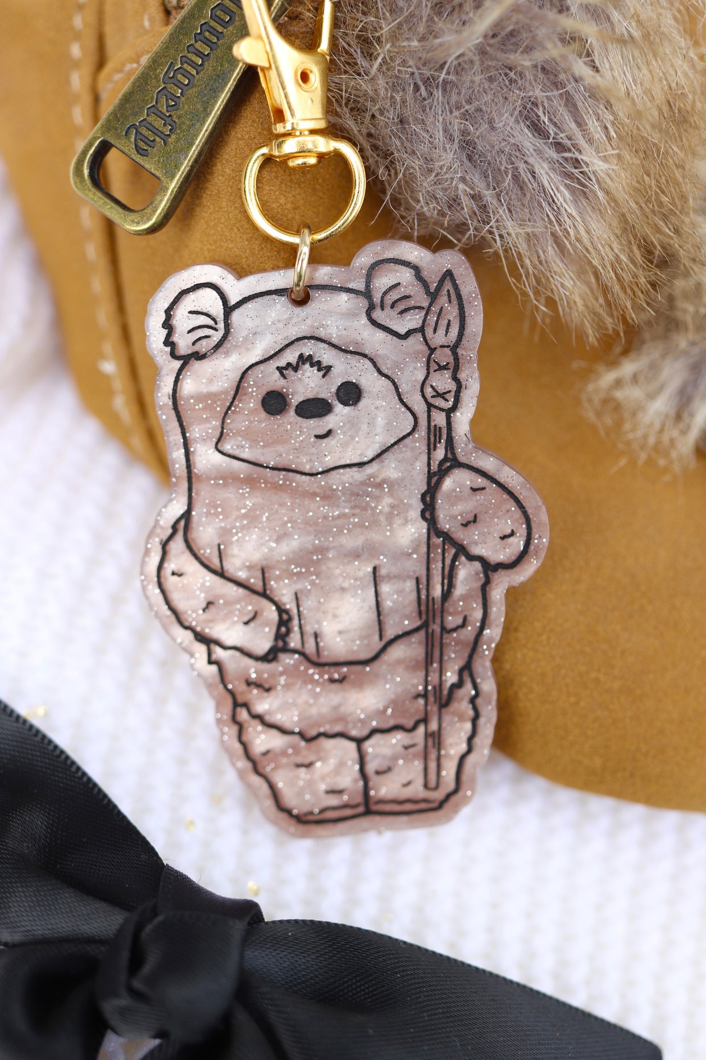 FOREST MOON FRIEND BAG CHARMS/ KEYCHAIN