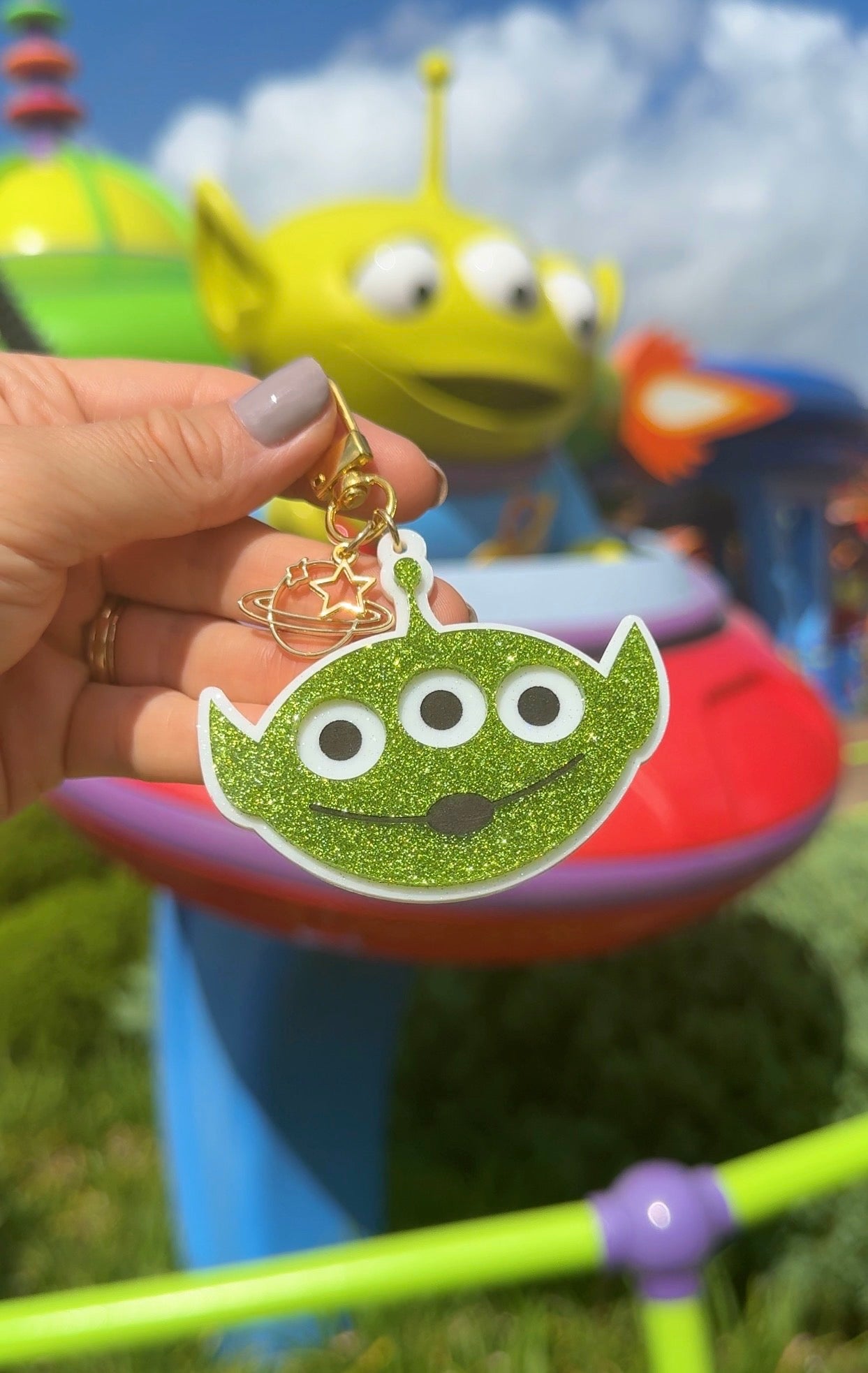 ALIEN BAG CHARM SET/ KEYCHAIN