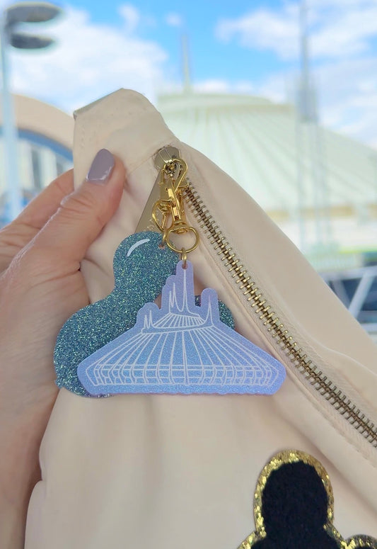 SPACE COASTER BAG CHARM/ KEYCHAIN