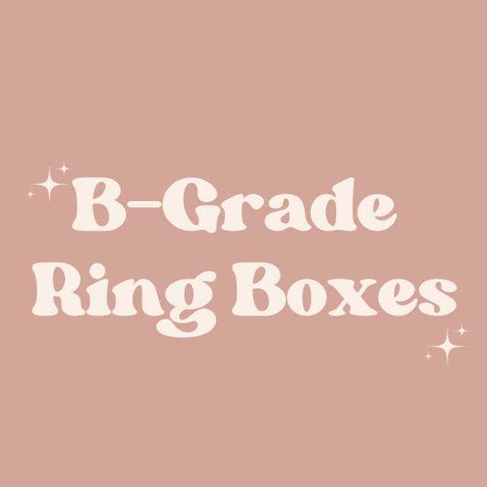 B-GRADE RING BOXES
