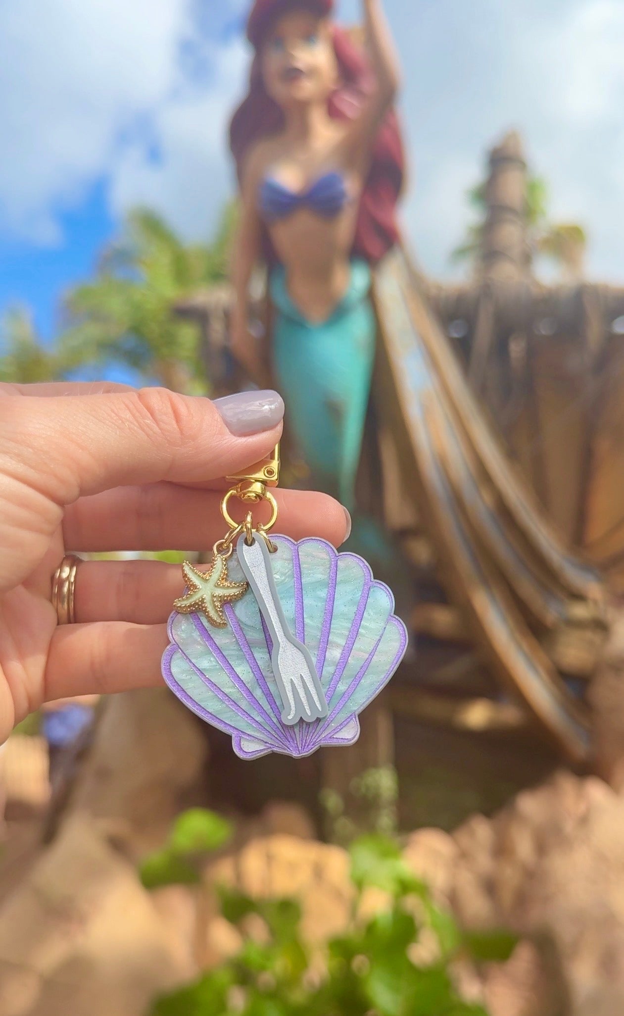 MERMAID BAG CHARM SET/ KEYCHAIN