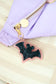 MOUSE BAT WITH GLITTER BAG CHARMS/ KEYCHAINS