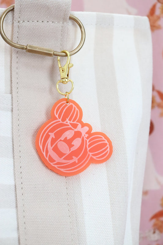 MOUSE-O-LANTERN BAG CHARMS/ KEYCHAINS