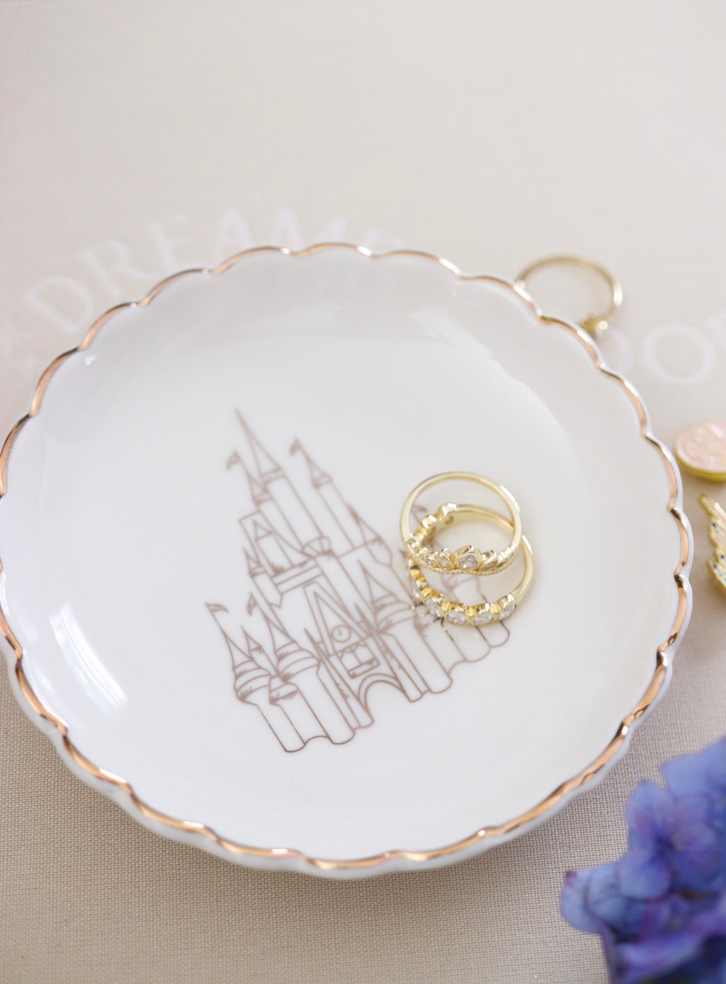 CASTLE TRINKET JEWELRY DISH