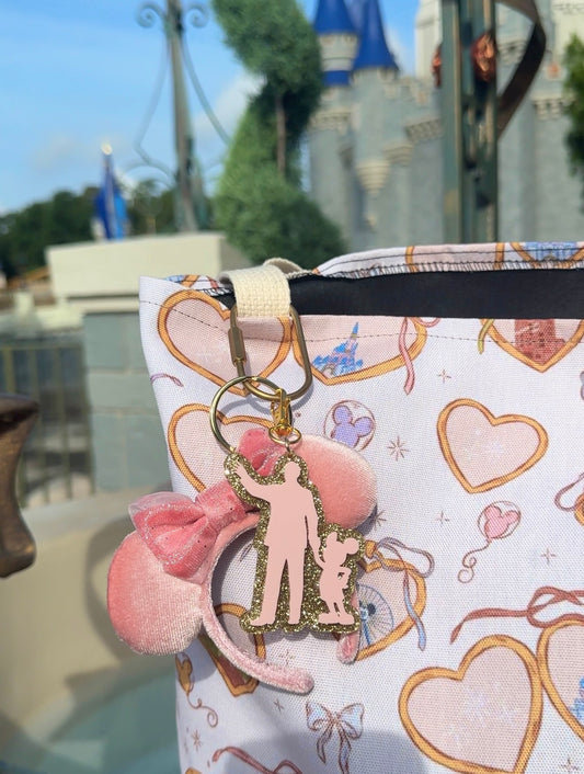 BEST FRIENDS BAG CHARM/ KEYCHAIN