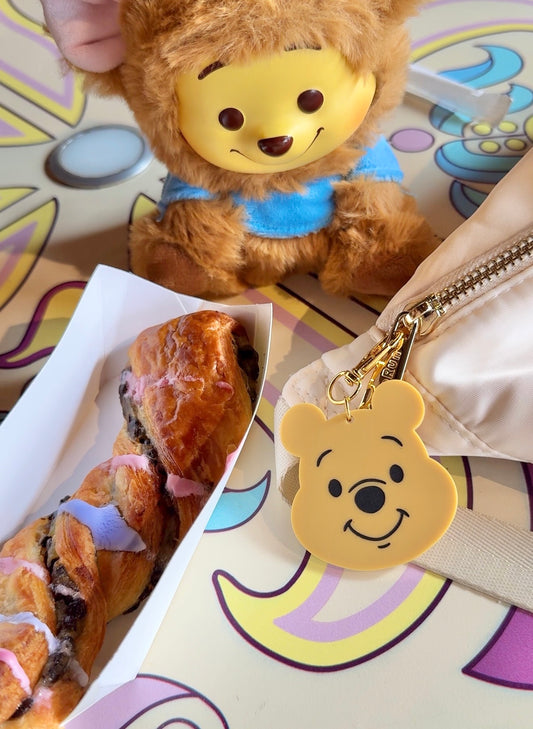 HUNNY BEAR FACE BAG CHARM/ KEYCHAIN