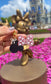 PINK CLASSIC MISS MOUSE BAG CHARM SET/ KEYCHAIN