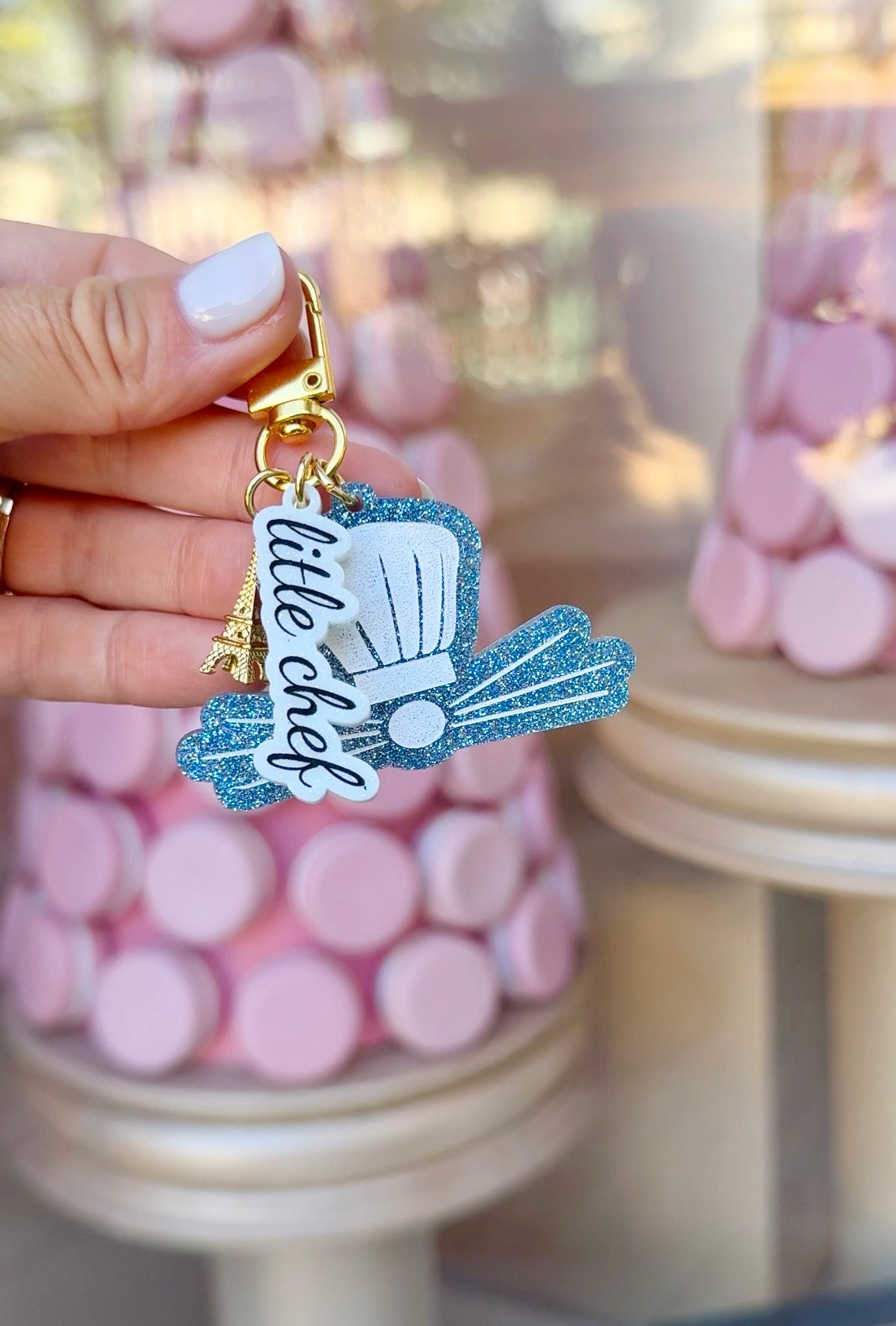 LITTLE CHEF BAG CHARMS/ KEYCHAINS SET