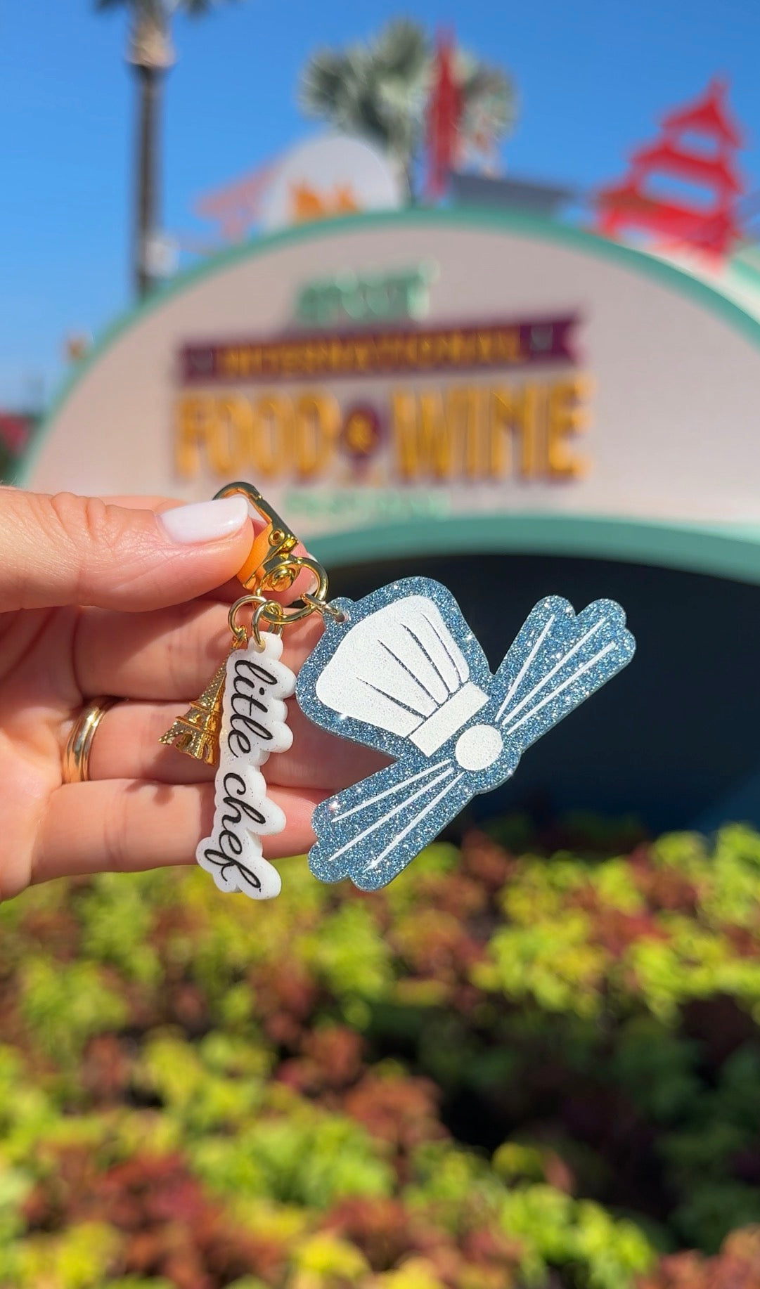 LITTLE CHEF BAG CHARMS/ KEYCHAINS SET