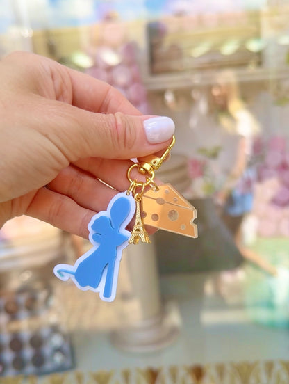 LITTLE CHEF MINI BAG CHARMS/ KEYCHAINS SET