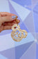 MOUSE PRETZEL BAG CHARM/ KEYCHAIN
