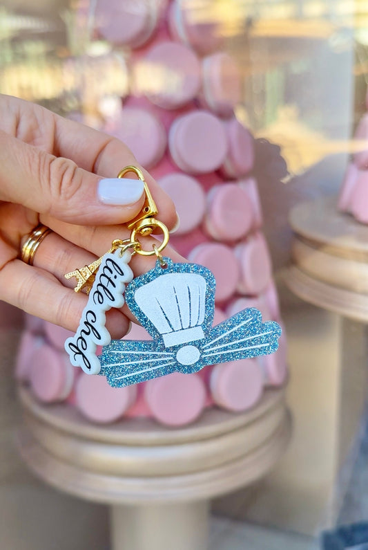 LITTLE CHEF BAG CHARMS/ KEYCHAINS SET