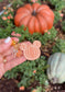 FALL MOUSE PUMPKIN BAG CHARM Set/ KEYCHAIN