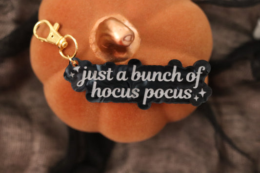 JUST A BUNCH OF HOCUS POCUS BAG CHARMS/ KEYCHAINS