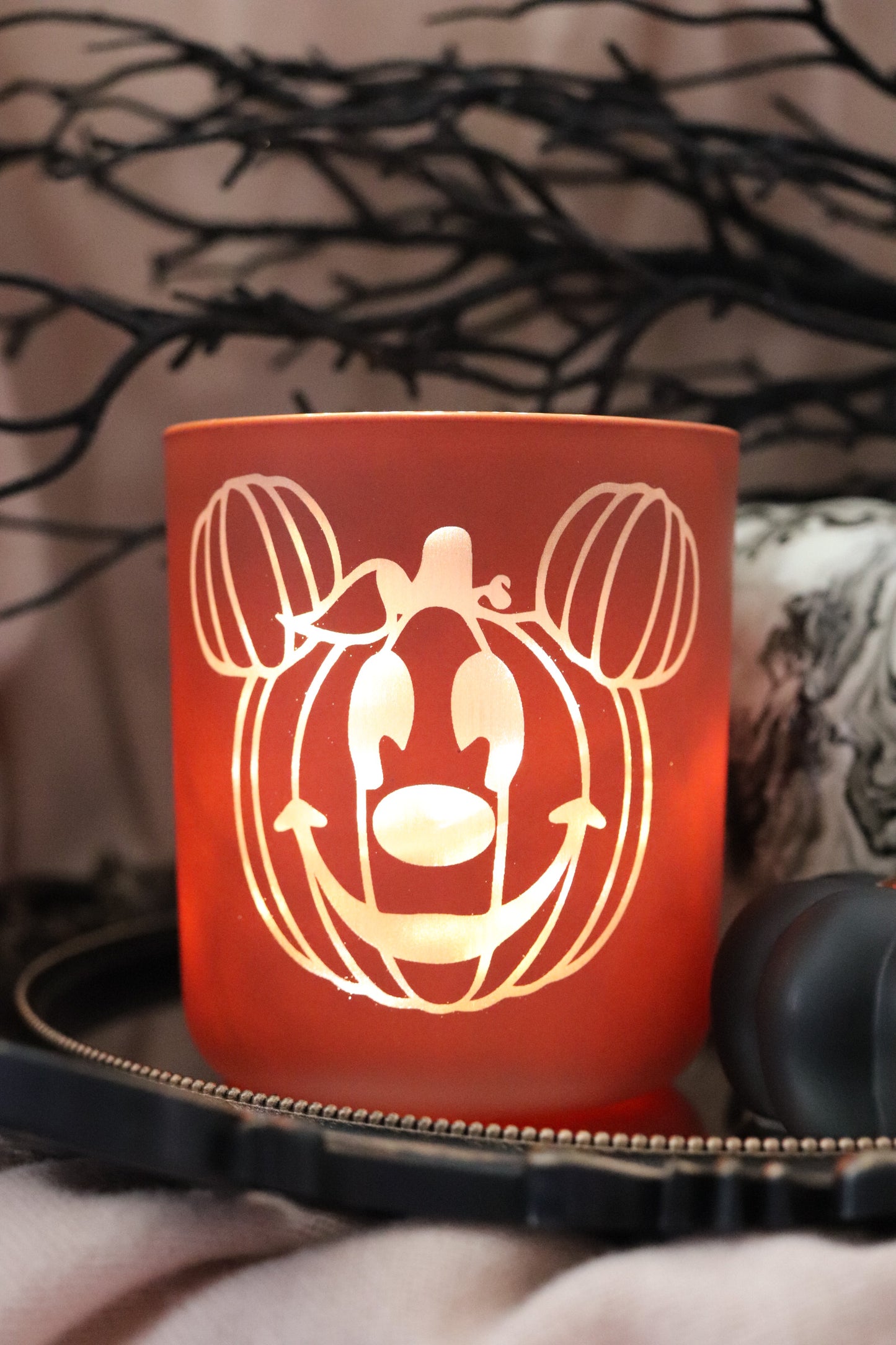 MOUSE-O-LANTERN MATTE JAR