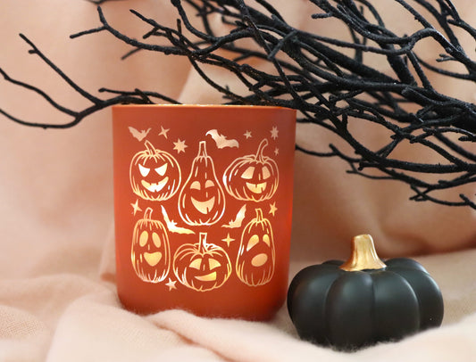 JACK-O-LANTERNS MATTE JAR