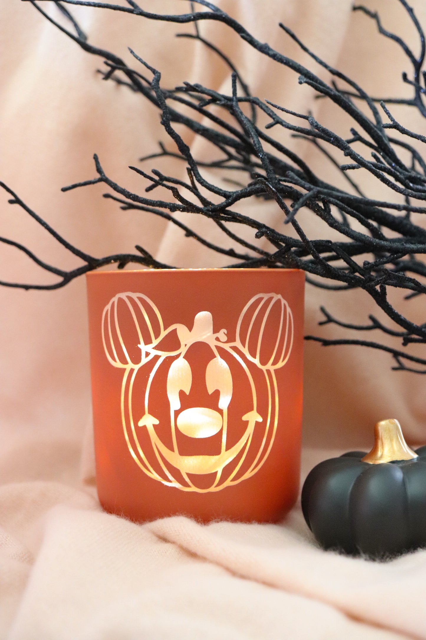 MOUSE-O-LANTERN MATTE JAR