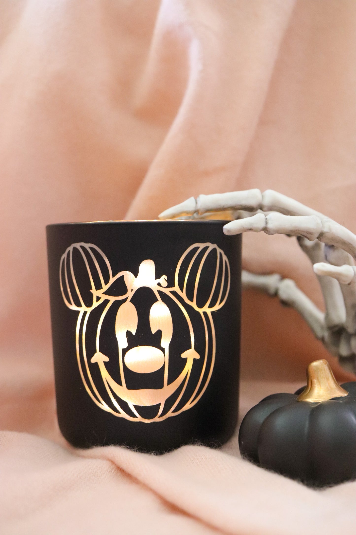 MOUSE-O-LANTERN MATTE JAR